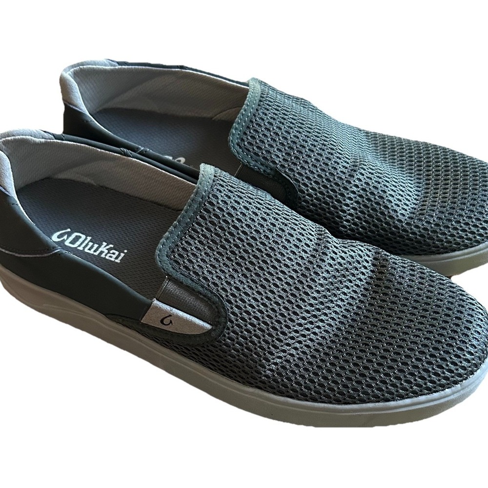 OluKai Lae'ahi Breathable Mesh Drop Inn‎ Heel Slip On Sneakers Mens Size 10.5